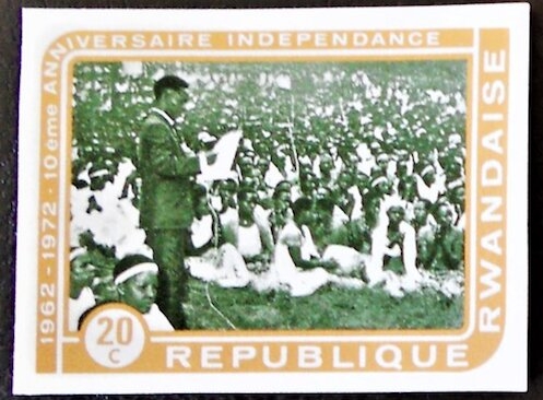 10 aniversario de la independencia - Presidente Kayibanda 