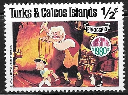 Dibujos animados - Gepetto, Pinocchio y Figaro