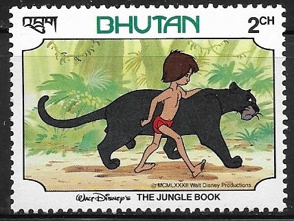 Dibujos animados - Mowgli, Bagheera