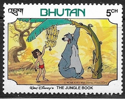 Dibujos animados - Hathi, Baby elephant, Mowgli