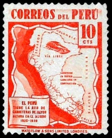  Highway Map of Peru