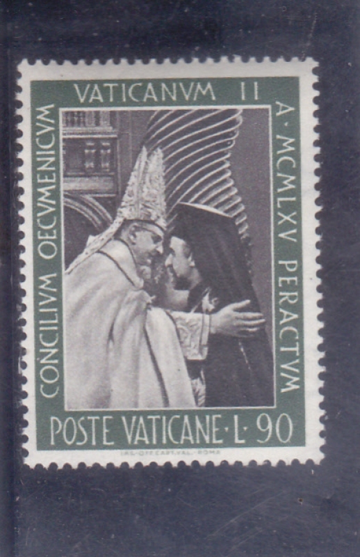 CONCILIO VATICANO-Pablo VI y Atenágoras