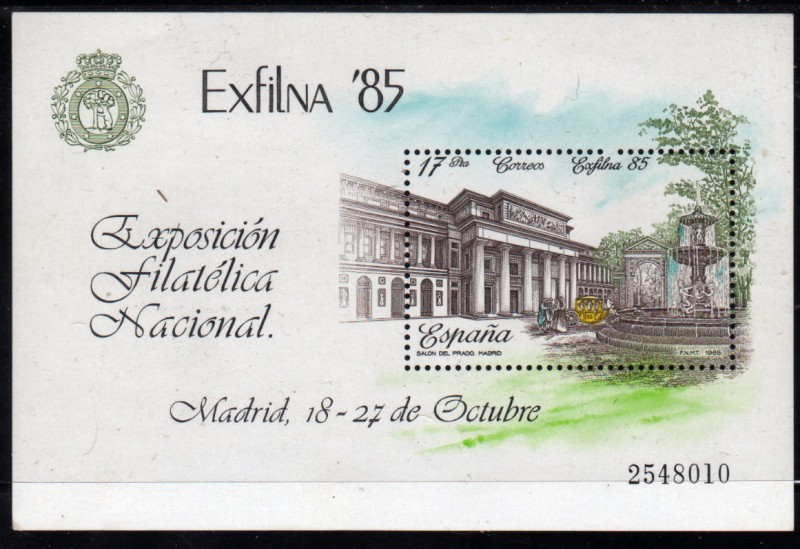 Exposicion Filatelica Nacional 85