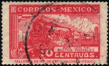 Ferrocarril postal. Sobre cuota para bultos postales.