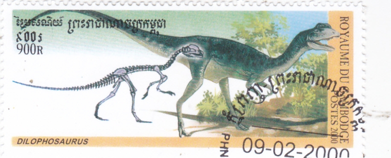 ANIMALES PREHISTÓRICOS-dilophosaurus
