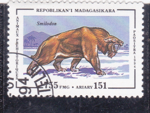 ANIMALES PREHISTÓRICOS-Smilodon