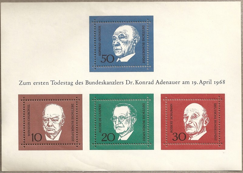 Primer aniv. fallecimiento de Konrad Adenauer