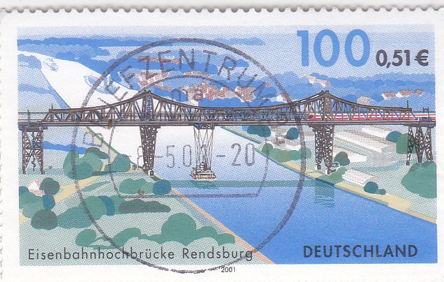 Puente ferroviario, Rendsburg