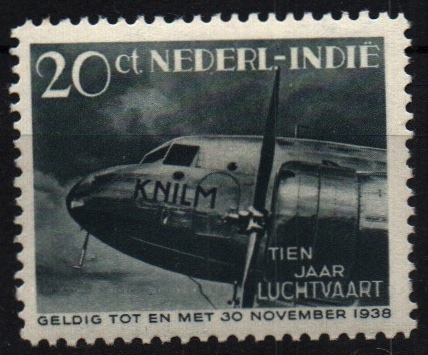 X aniv. Líneas aéreas Indias Holandesas