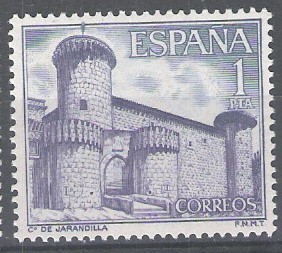 1810 Castillos de España.Jarandilla, Cáceres.