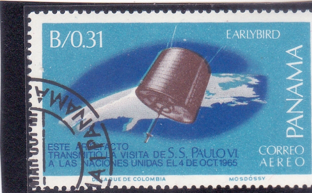  Satellite Early Bird- transmitió visita de S.S Pablo VI a las Naciones Unidas