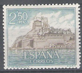 1813 Castillos de España.Peñíscola, Castellón.
