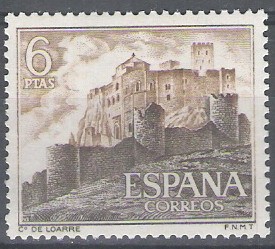 1815 Castillos de España. Loarre, Huesca.