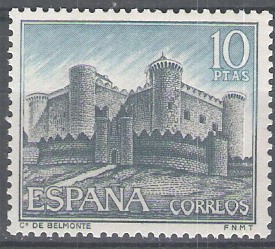 1816 Castillos de España. Belmonte, Cuenca.
