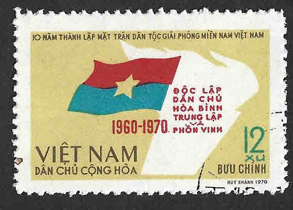 618 - X Aniversario del Frente Nacional de Liberación de Vietnám del Sur