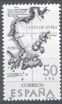 Forjadores de America. Costa de Nutka.