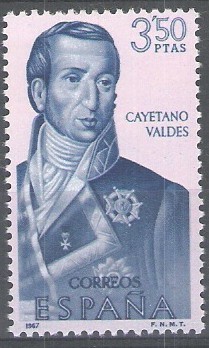 Forjadores de America. Cayetano Valdés.
