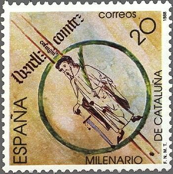 2960 - Milenario de Cataluña - Borrel II, Conde de Barcelona