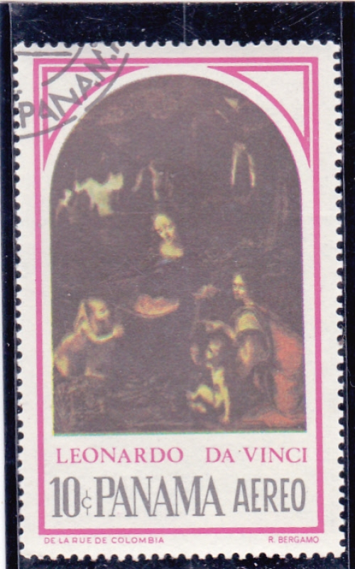PINTURA-La Virgen en la cueva, Leonardo da Vinci (1452-1519)