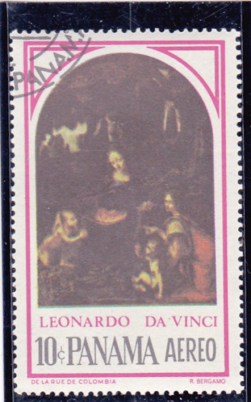 PINTURA-La Virgen en la cueva, Leonardo da Vinci (1452-1519)