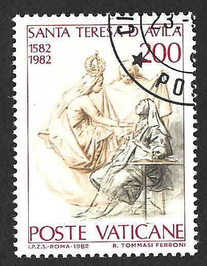 710 - IV Centenario de la Muerte de Santa Teresa de Ávila
