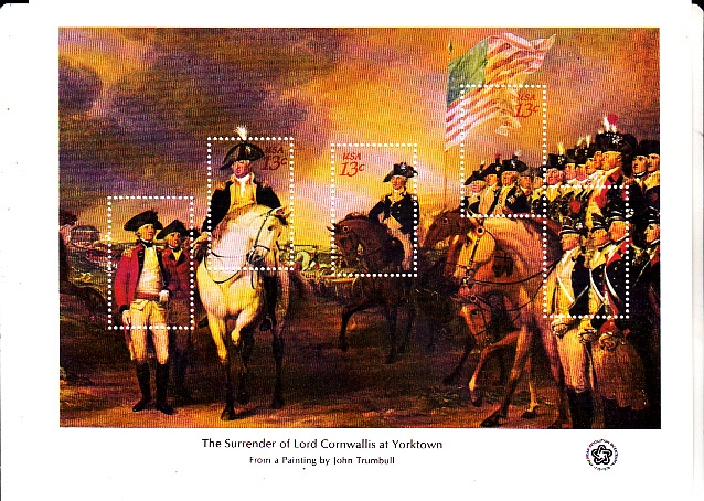 La Rendición de Lord Cornwallis en Yorktown