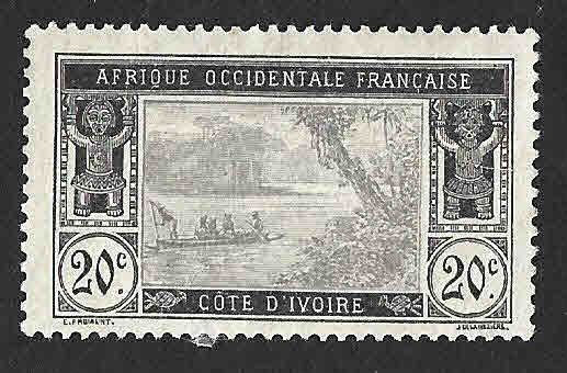 51 - Laguna de Ebrié (AFRICA OCCIDENTAL FRANCESA)