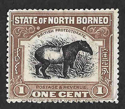 136b - Tapiz Malayo (NORTE DE BORNEO)