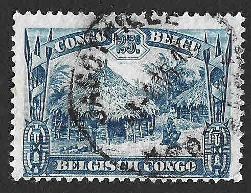 142 - Cabaña Uele (CONGO BELGA)