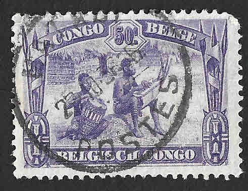 144 - Músicos (CONGO BELGA)