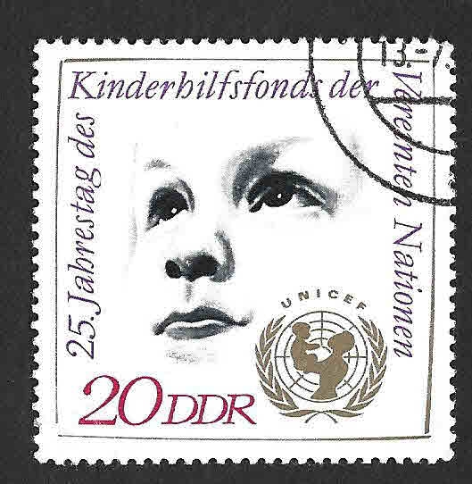 1315 - XXV Aniversario de la UNICEF (DDR)