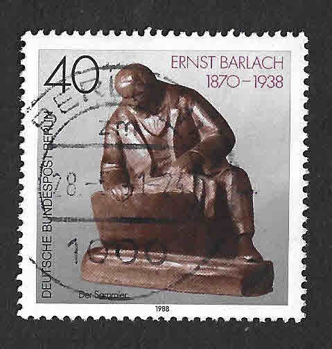 9N574 - L Aniversario de la Muerte de Ernst Barlach (BERLIN)