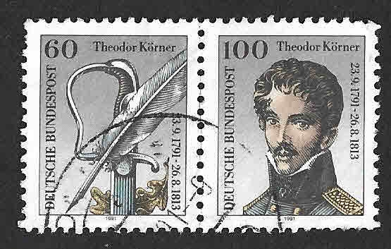 1685a-1685b - II Centenario del Nacimiento de Karl Theodor Körner
