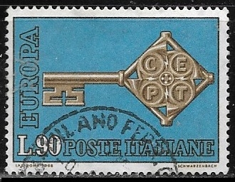  Europa (C.E.P.T.) 1968 - Llave