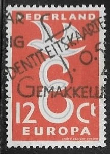  Europa (C.E.P.T.) 1958 - Letter 'E'