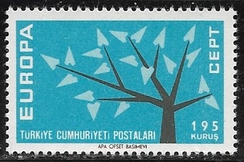  Europa (C.E.P.T.) 1962 - Arbol