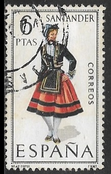  Trajes típicos de las provincias españolas - Santander