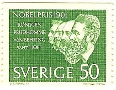 En honor de los ganadores del premio Nobel de 1901