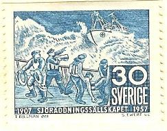 Cincuentenario de la Asociacón sueca de salvamento