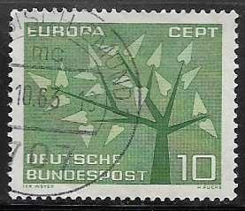  Europa (C.E.P.T.) 1962 - Arboles