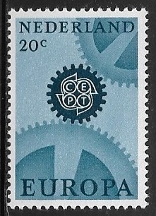  Europa (C.E.P.T.) 1967 - Ruedas dentadas