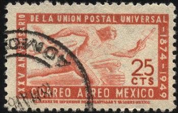 75 años de la Unión Postal Universal.