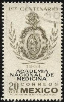 100 años de la Academia Nacional de Medicina. 1864 - 1964.