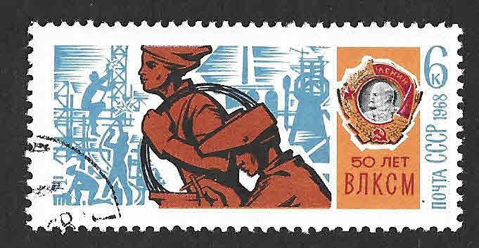 3504 - L Aniversario del Komsomol