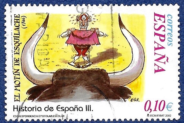 Edifil 3920 El motín de Esquilache 0,10