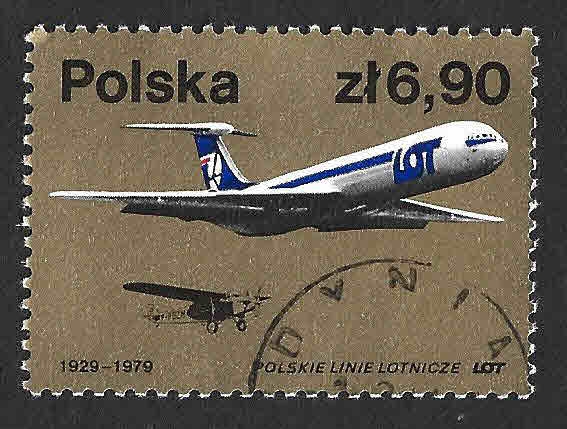 2313 - L Aniversario de las Líneas Aéreas Polacas. L.O.T.