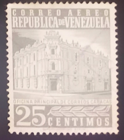 Oficina Correos Caracas. Aereo