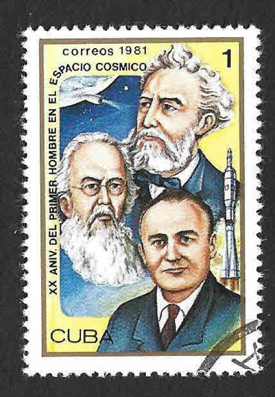 2399 - XX Aniversario del Primer Hombre en el Espacio