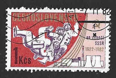 2431 - LX Aniversario de la U.R.S.S.