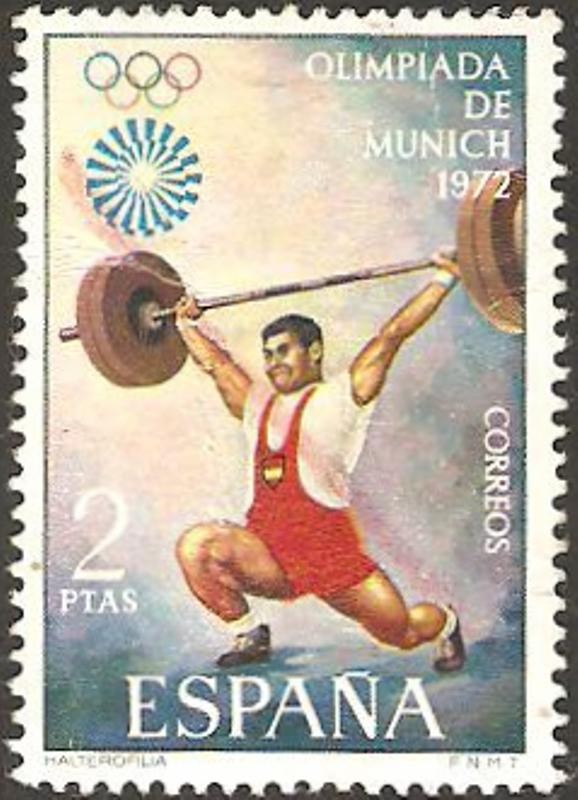 2099 - Olimpiada de Munich, halterofilia
